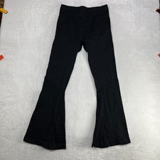 Women's Flare Yoga Pants Black Seamless Workout Athleisure Legging - 26x26
