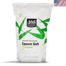48 Oz Epsom Salt with Eucalyptus - Clean, Soothing Solution for All Skin Types