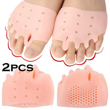 Silicone Gel Bunion Corrector Toe Separator Metatarsal Pad Foot Pain Relief Cush