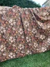 WILLIAM MORRIS ‘GOLDEN LILY’ SANDERSON CURTAIN Width 196 ”By Length 89” Heavy
