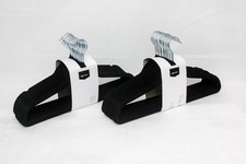 Amazon Basics Slim Velvet Non-Slip Suit Hangers – 30 Pack – Black