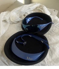 VINTAGE CHRISTIAN DIOR " GOLF " WQ9 ELECTRIC BLUE COLLECTOR SUNGLASSES 90'S