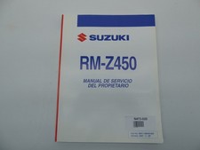 Suzuki RM-Z 450 2008 manuale di servizio del propietario ES 99011-28H50-029
