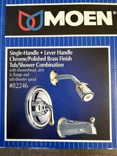 Moen Posi-Temp Monticello Polished Chrome/Brass Tub  Shower Faucet Set 82246