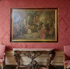 quadro dipinto a olio su tela