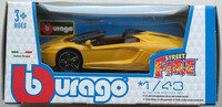 Bburago Lamborghini Aventador LP700-4 Roadster Gelb 1:43 Neu/Ovp Modellauto Auto