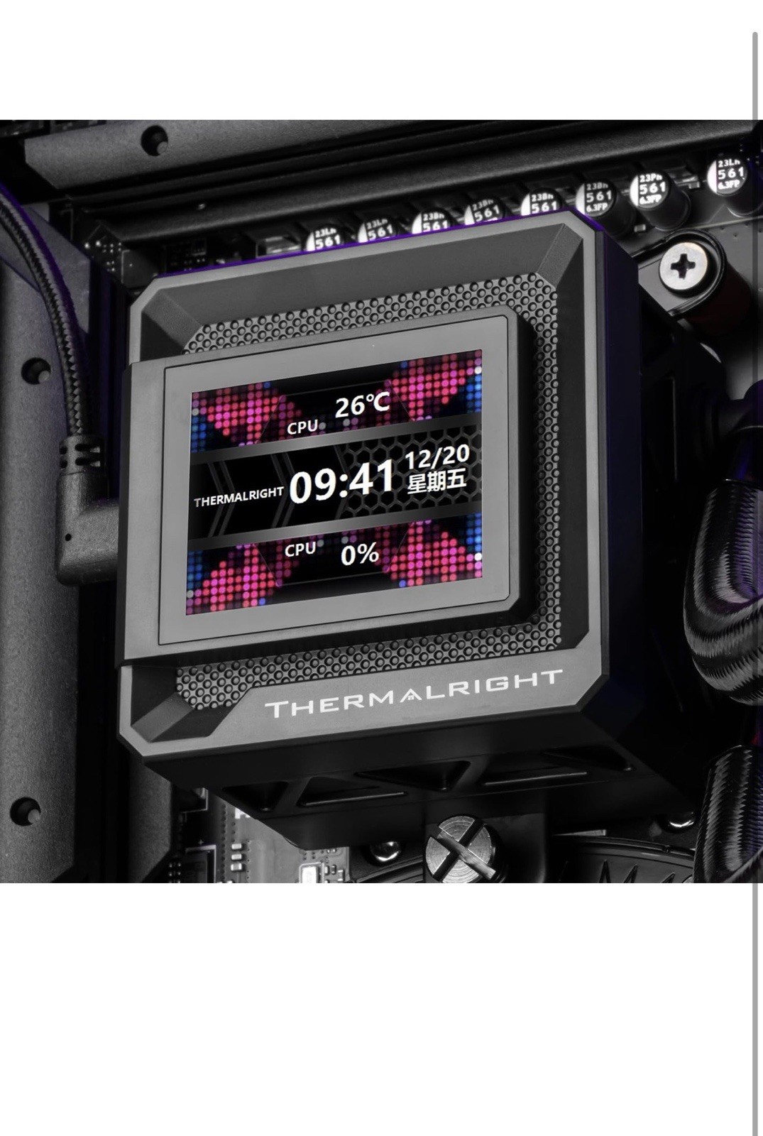 Thermalright FW 360 SE ARGB Black-AIO CPU Liquid Cooler,IPS LCD Screen