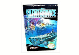 Silent Service Nintendo NES Vintage Game 1989 Ultra Games Japan US Region