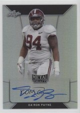 2018 Leaf Metal Draft Daron Payne Da'ron Payne #BA-DRP Auto 3wl