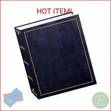 Pioneer Photo Albums Magnetic Self-Stick 3-Ring Photo Album 100 Pages 50 Sheets