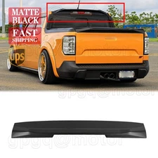 For Ford Maverick 2022-2025 V Style Matte Black Rear Roof Top Cab Spoiler Wing