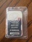 5 oz Sunshine Silver Bar (New, MintMark SI)