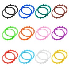 for Game Controller Plastic Thumbstick Accent Rings Replacement Accessories