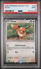 2025 POKEMON HOLIDAY CALENDAR #133 EEVEE PSA 9
