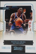 2009-10 Panini Classics Patrick Ewing #117 Timeless Tributes Platinum /25 DA285