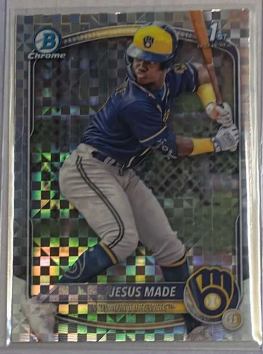 2025 Bowman - Chrome Prospects Jesus Made #BCP-50 X-Fractor (RC)
