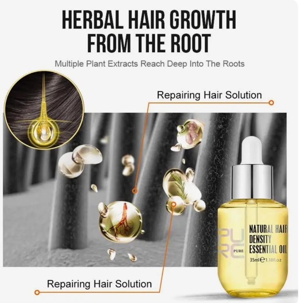 PURC Pure Lot of 2 Thinning Hair Essential Oil NEW 2028 Exp