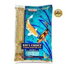 Koi's Choice Koi Floating Fish Food Backyard Pond Aquarium 10 LB Bag All Seasons