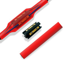 Underground Wire Splice Kit, Direct Burial Dual Rated Butt Splice 1 Set UF Ca...