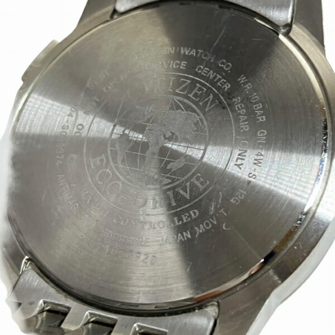 Citizen Eco Drive Radio Solar Men’s Watch Blue Dial Used From Japan image 5