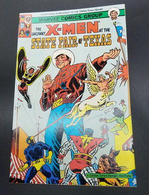 Marvel Uncanny X-Men at the State Fair of Texas Dallas Times Herald 1983 Comic