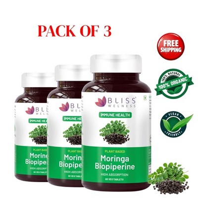 Bliss Wel.ness 1000mg Tablets 60 Veg Pack of 3