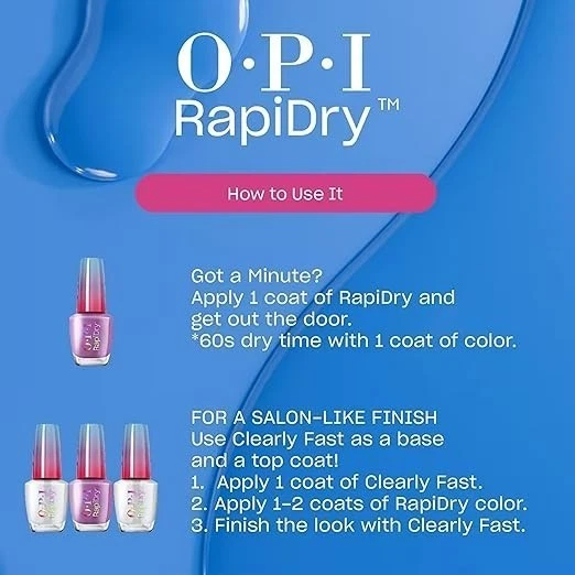 OPI RapiDry | Quick Dry Nagellack | Vegan, Wischfest - Bild 4 von 4