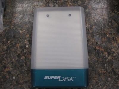 Imation SuperDisk USB Drive For Macintosh Model SD-USB-M Teal -NI20