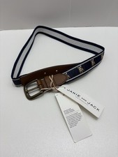 NWT Janie And Jack Belt Boys 4-5 Years With Dogs