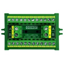 Screw Mount 30A/300V 2x12 Position Terminal Block Distribution Module.