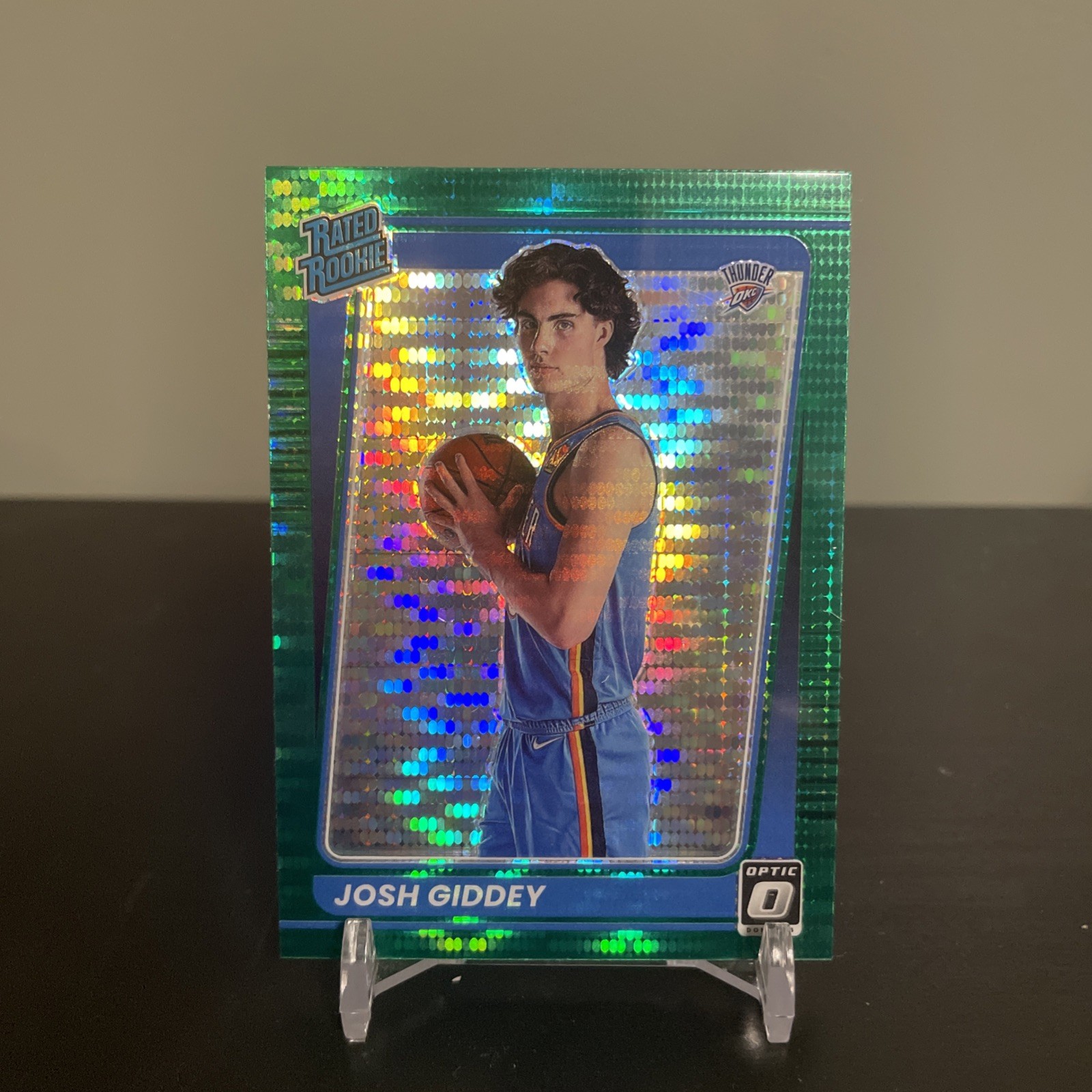 Josh Giddey 2021 Optic Rated Rookie Green Pulsar #152