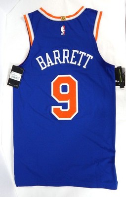 2019-20 Mens New York Knicks RJ Barrett #9 Authenitc Blue Jersey