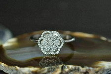 2.00 Ct Round Cut Moissanite Women's Wedding Ring 14K White Gold Plated