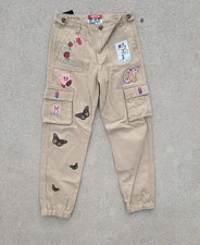 30" Costom Cargo pants with embroidered FTP, Odd Future 1 of 1 cargos no flaws