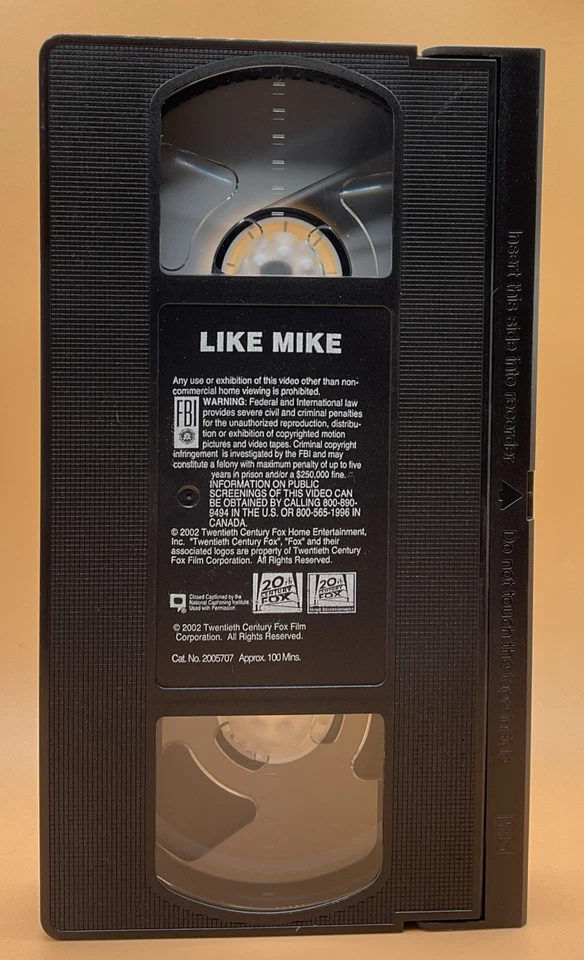 Like Mike VHS 2002 Lil Bow Wow NBA **Buy 2 Get 1 Free** - Image 3 of 3
