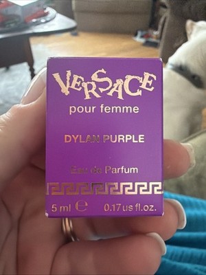 VERSACE Purple POUR FEMME Dylan Eau De Parfum Splash 0.17 Oz Mini - Beautiful! 