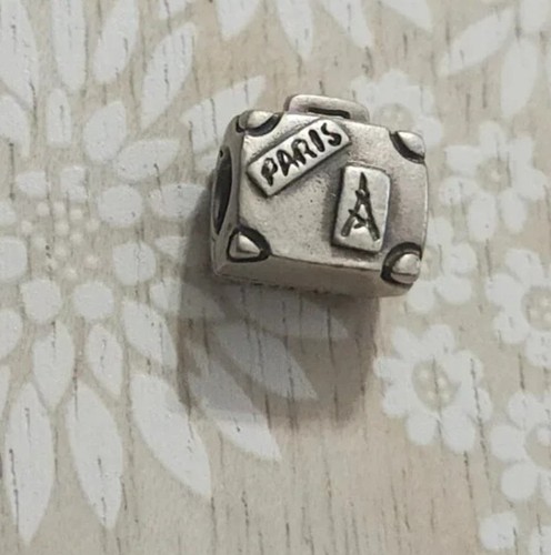 Pandora Sterling Silver Luggage Suitcase Travel Charm Bead