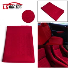 JDM  Red Fabric Cloth For Car Seat Panel Armrest Decoration 1M×1.6M