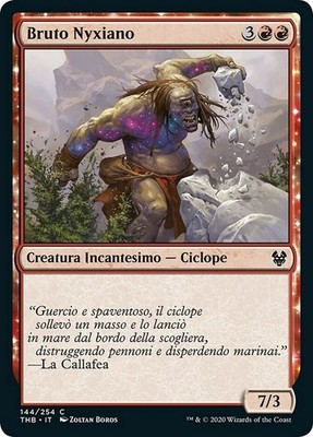 MTG Magic THB Theros Beyond Death - 1x ITA NM 144 C Brutto Nyxiano