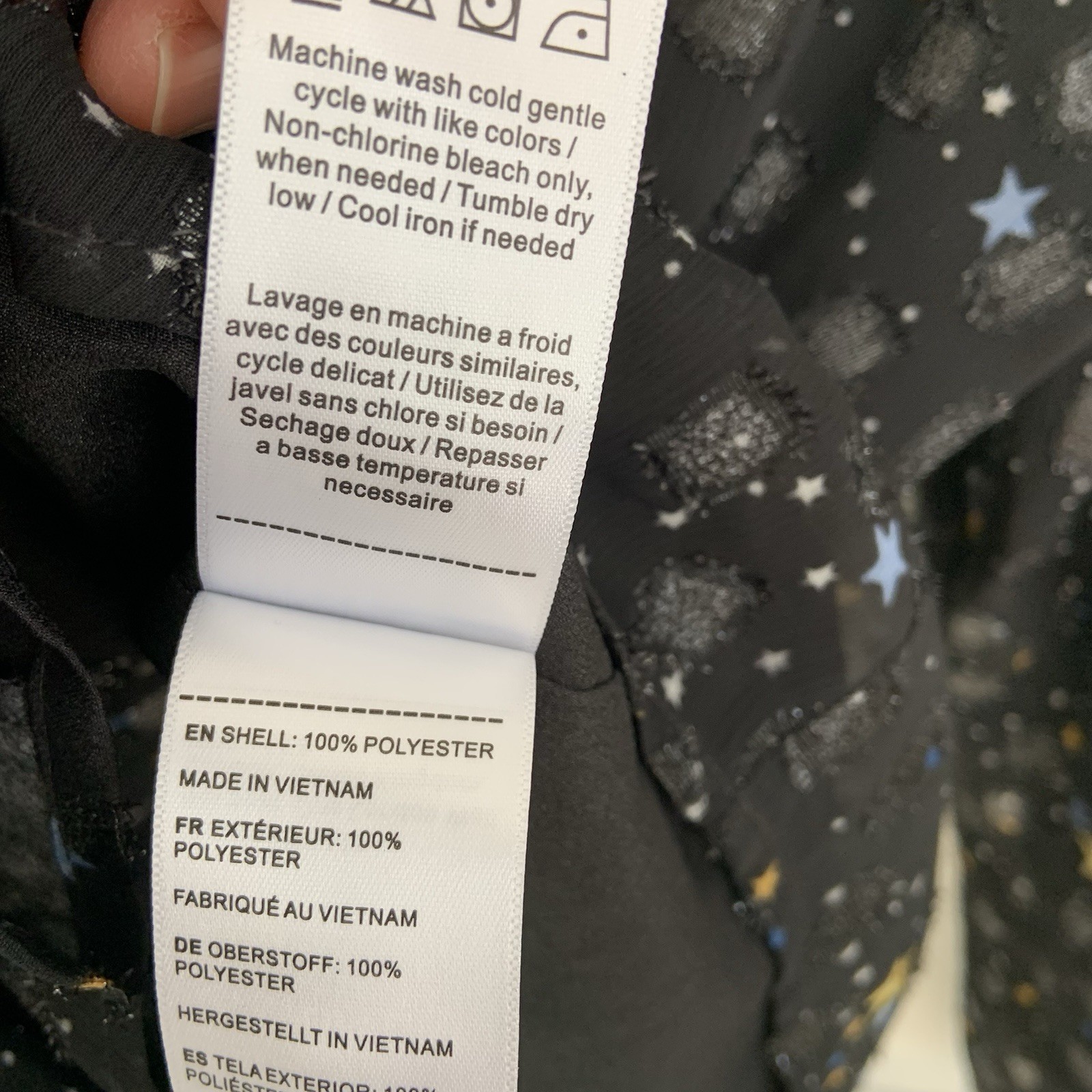 UNTUCKit Scarlett Starry Celestial button up V ne… - image 11