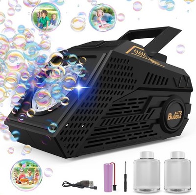 Seifenblasenmaschine LED Seifenblase Automatisch Elektrisch für Disco Party Show