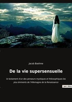 De La Vie Supersensuelle Jacob Boehme Taschenbuch Kartoniert / Broschiert 2022