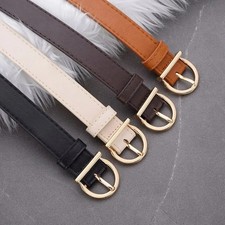 Women's Belt Fashion High-quality Pin Buckle Belt Genuine Luxury Soft PU Leather