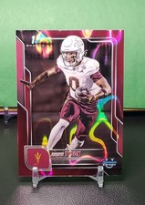 2025 Bowman University Chrome - Jordyn Tyson #31 Pink Lava Refractor (RC)