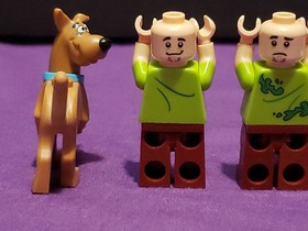 LEGO Scooby Doo Minifigure Lot Fred Shaggy Scooby Variant Retired Good Condition