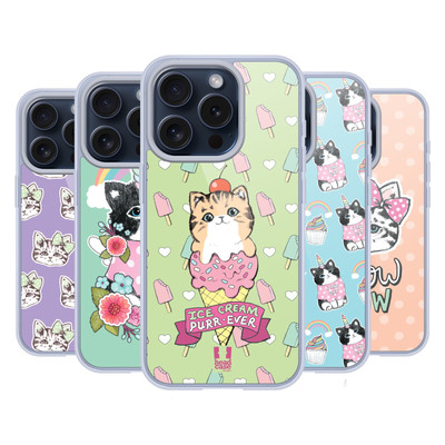 HEAD CASE DESIGNS NECKISCHE KATZEN SOFT GEL HANDYHÜLLE FÜR APPLE iPHONE HANDYS