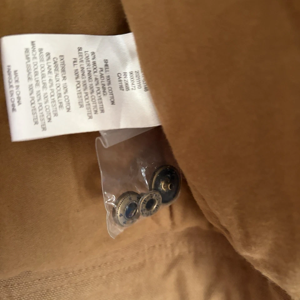 Pendleton Men’s Hooded Greenhorn Canvas Jacket Brown Size Medium - Image 4 of 4