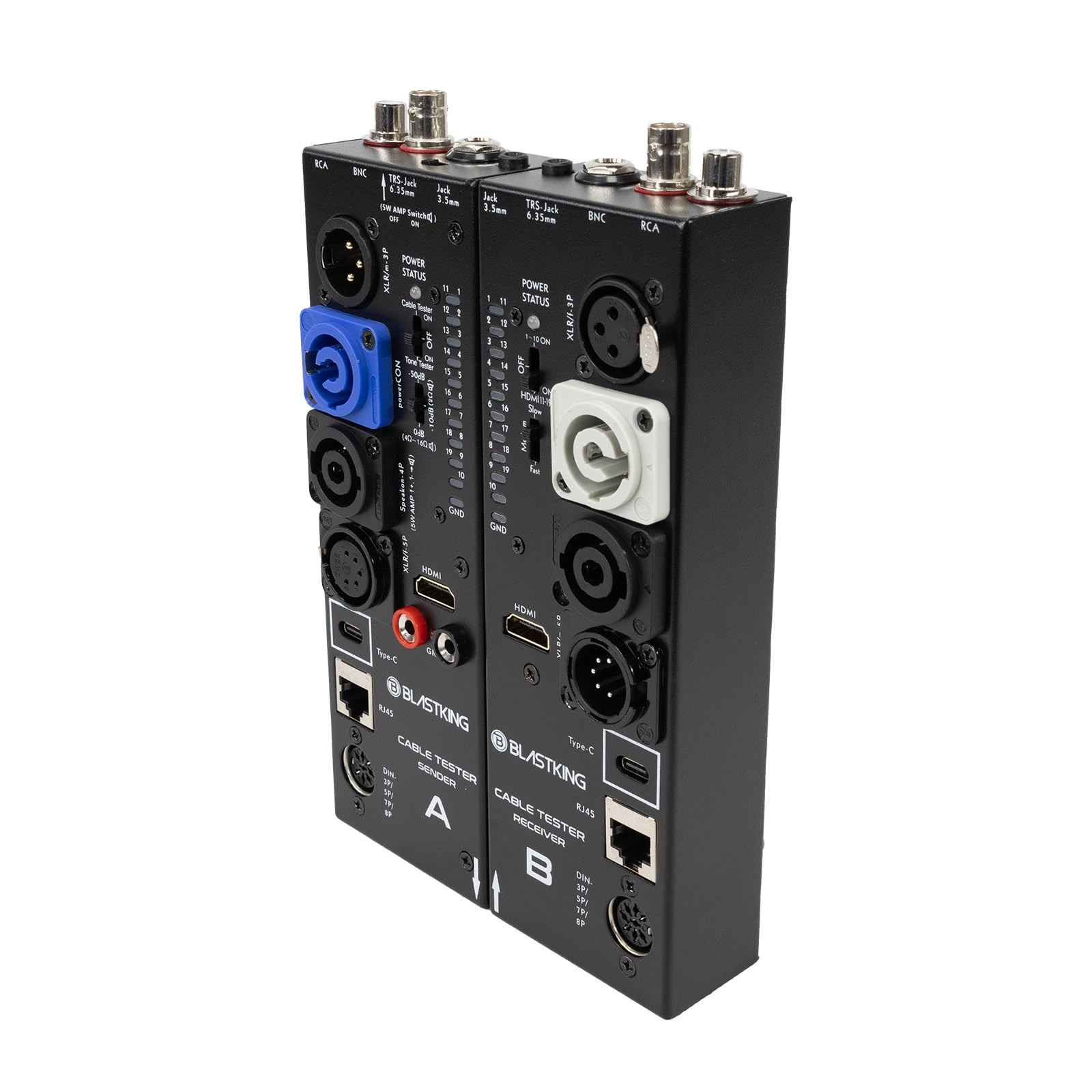Blastking CTAB Cable Tester A/B – Universal Detachable Cable Tester for XLR,