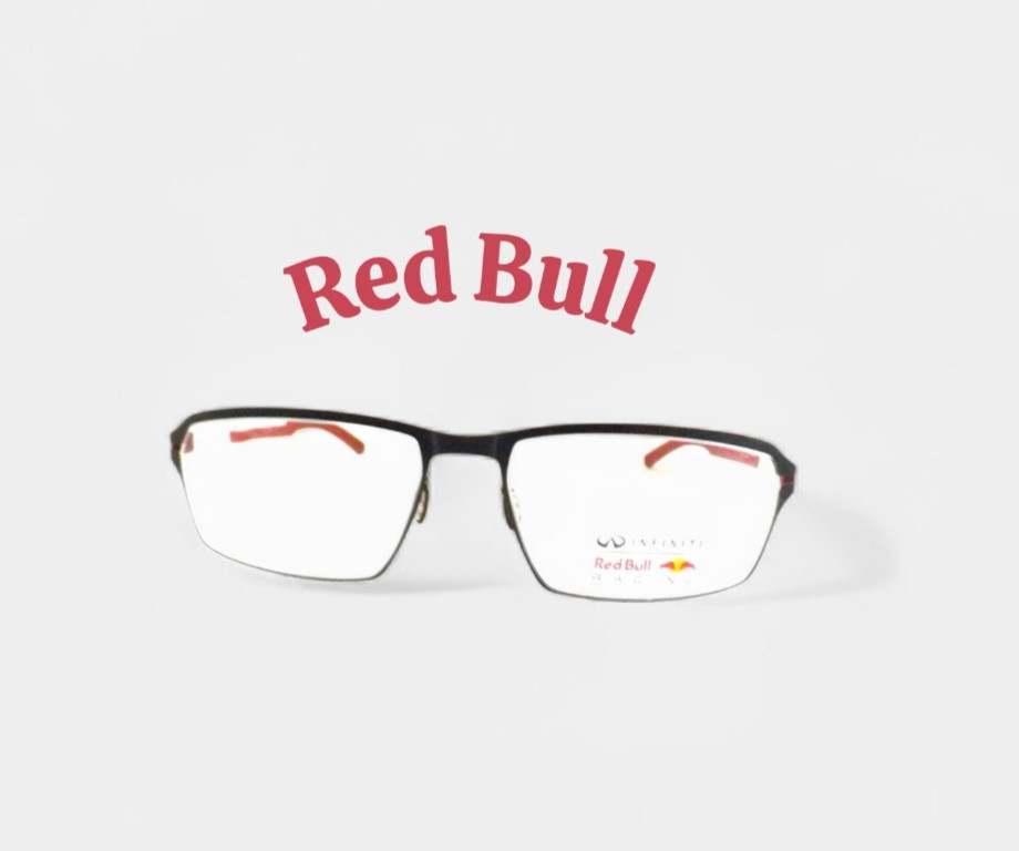 Frames for Eyeglasses Man Metal Red Bull RBRE102-0003 Bianco Rosso