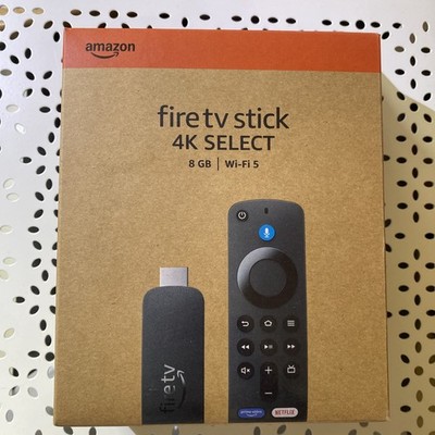 Amazon Fire TV Stick 4K SELECT Ultra HD (aktuellste) 8GB WiFi 5 Alexa + Sprachfernbedienung
